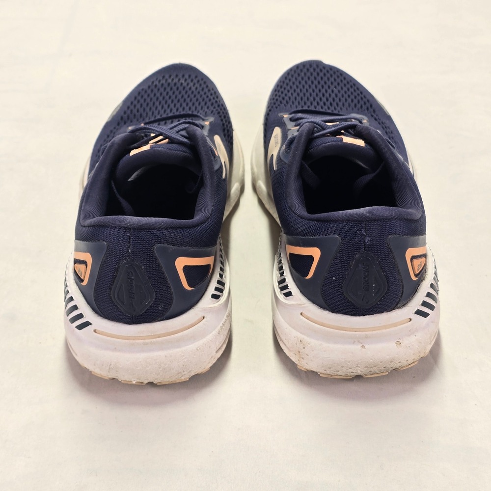 Brooks Adrenaline GTS 23 Women's Navy Coral Running Shoes Size 8 - Picture 5 of 9